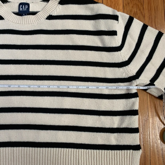 Gap striped oversized sweater nautical Fishermancore 100% cotton - Picture 4 of 8